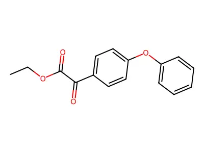 Ethyl 4-phenoxybenzoylformate structure