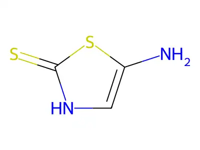 5-Aminothiazole-2-thiol structure