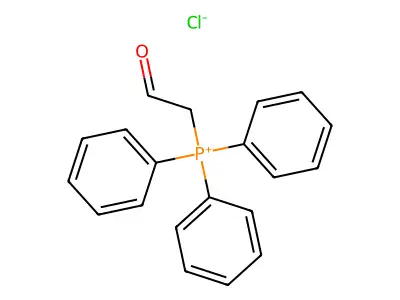 Phosphonium, (2-oxoethyl)triphenyl-, chloride (1:1) structure