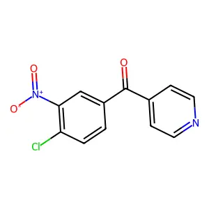(4-Chloro-3-nitrophenyl)(pyridin-4-yl)methanone structure