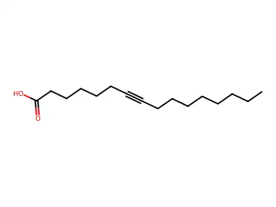 7-Hexadecynoic acid structure