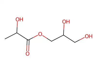 Glycerol monolactate structure