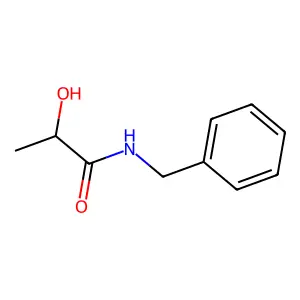N-benzyl-2-hydroxypropanamide structure