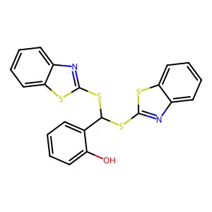 Ethanethiol, 2-(3-cyclohexylpentyl)amino-, hydrogen sulfate (ester) structure