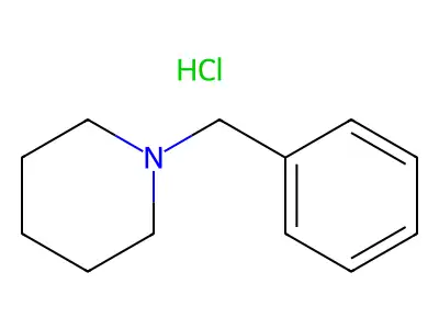Piperidine, 1-benzyl-, hydrochloride structure
