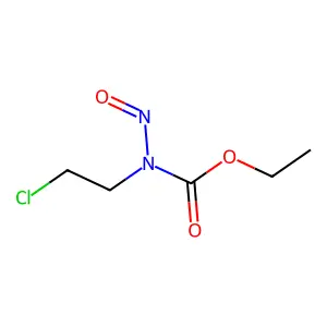Carbamic acid, (2-chloroethyl)nitroso-, ethyl ester structure