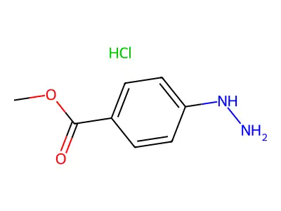 4-HYDRAZINOBENZOICACIDMETHYLESTERHYDROCHLORIDE structure