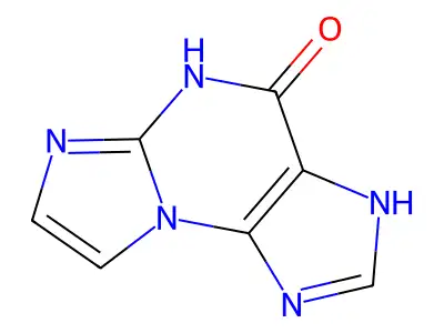 N(2),3-ethenoguanine structure