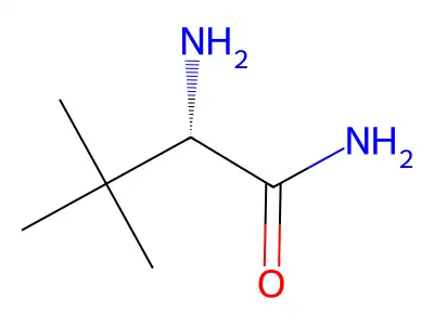 Butanamide, 2-amino-3,3-dimethyl- structure
