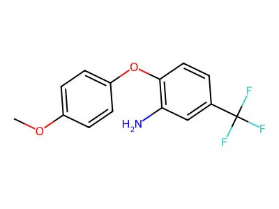 2-(4-Methoxyphenoxy)-5-(trifluoromethyl)aniline structure