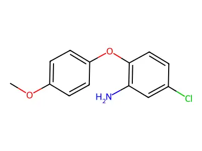 5-Chloro-2-(4-methoxyphenoxy)benzenamine structure