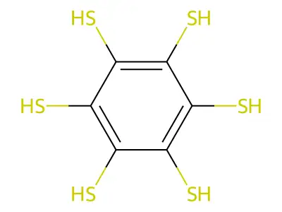Benzenehexathiol structure