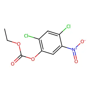 2,4-Dichloro-5-nitrophenyl ethyl carbonate structure