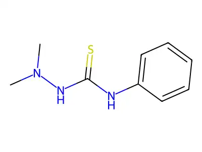 1,1-Dimethyl-4-phenylthiosemicarbazide structure