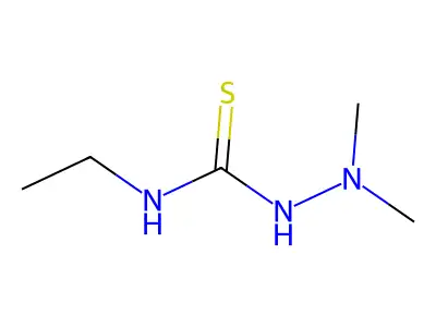 N-Ethyl-2,2-dimethylhydrazine-1-carbothioamide structure