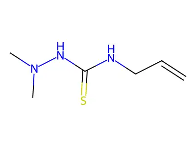 4-Allyl-1,1-dimethylthiosemicarbazide structure