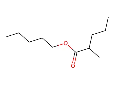 Pentyl 2-methylvalerate structure