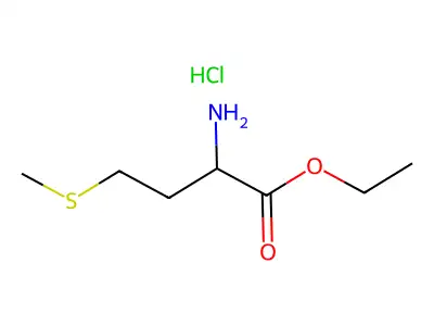 Ethyl DL-methionate hydrochloride structure