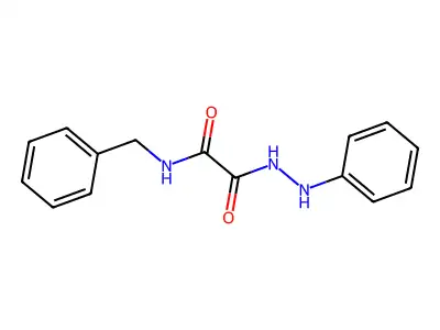 N-Benzyl-1-(N'-phenylhydrazinecarbonyl)formamide structure