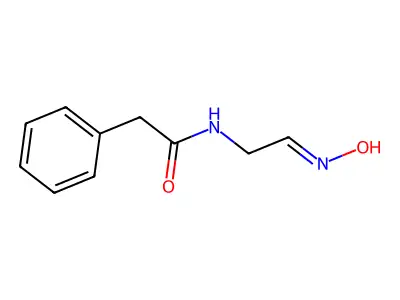 N-[2-(羟亚氨基)乙基]苯乙酰胺 structure