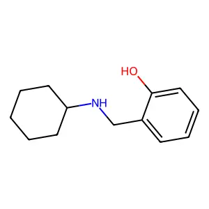 2-Cyclohexylaminomethyl-phenol structure