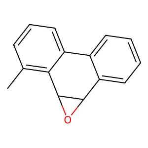 Phenanthro(9,10-b)oxirene, 1a,9b-dihydro-2-methyl- structure