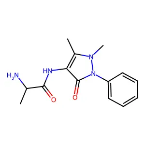4-Alanylaminoantipyrine structure
