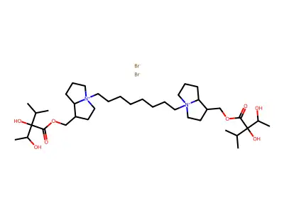 Octamethylene-1,8-bisviridiflorinium dibromide structure