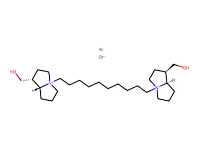 Lindelofidinium, 4,4'-(1,10-decamethylene)bis-, dibromide structure