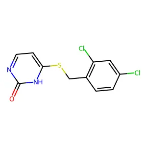 3-(1,3-benzodioxol-5-yl)propyl 2,2-dimethyl-3-(2-methylprop-1-en-1-yl)cyclopropanecarboxylate structure