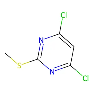 4,6-Dichloro-2-(methylthio)pyrimidine structure