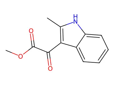 methyl (2-methyl-1H-indol-3-yl)(oxo)acetate structure