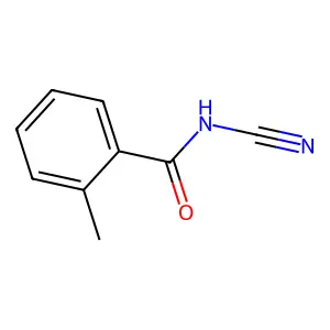 N-cyano-2-methylbenzamide structure