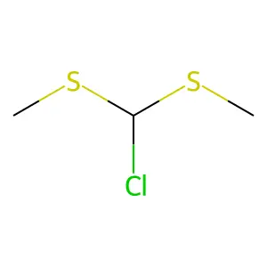Methane, chloro-bis(methylsulfanyl)- structure