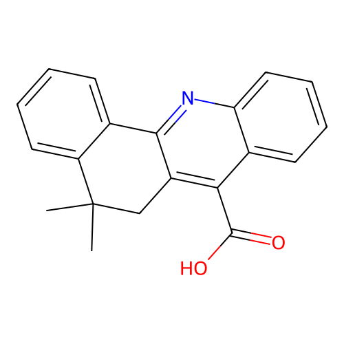 5,5-Dimethyl-5,6-dihydrobenzo[c]acridine-7-carboxylic acid structure