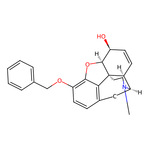 Benzylmorphine structure