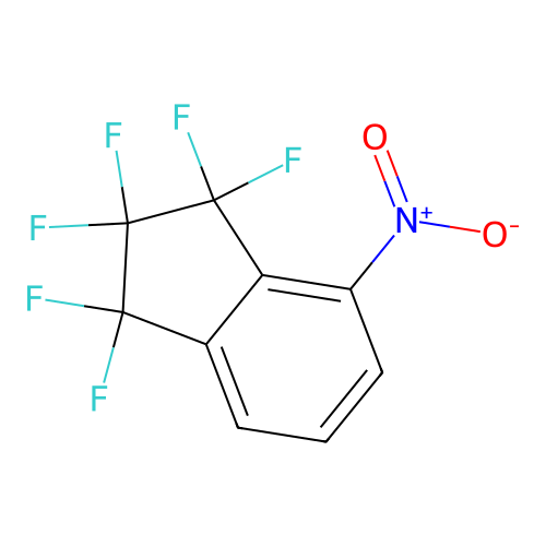 1,1,2,2,3,3-Hexafluoro-4-nitroindane structure