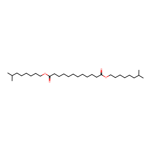 Diisononyl dodecanedioate structure