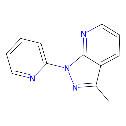 3-methyl-1-pyridin-2-yl-1H-pyrazolo[3,4-b]pyridine structure