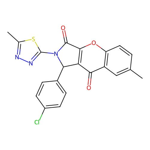 C21H14ClN3O3S structure