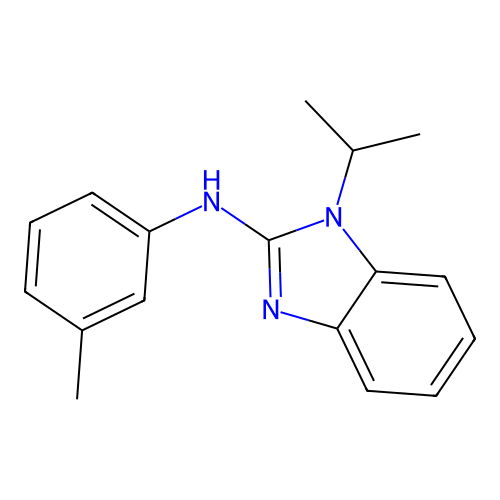 [1-(Methylethyl)benzimidazol-2-yl](3-methylphenyl)amine structure