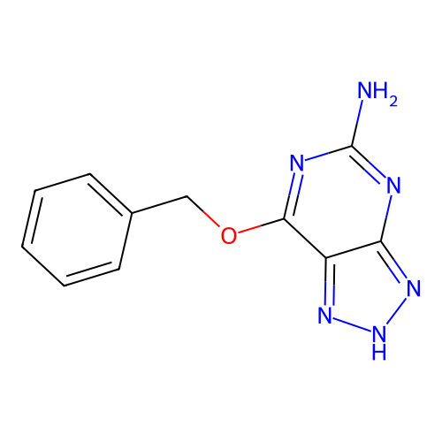 7-phenylmethoxy-2H-triazolo[4,5-d]pyrimidin-5-amine structure