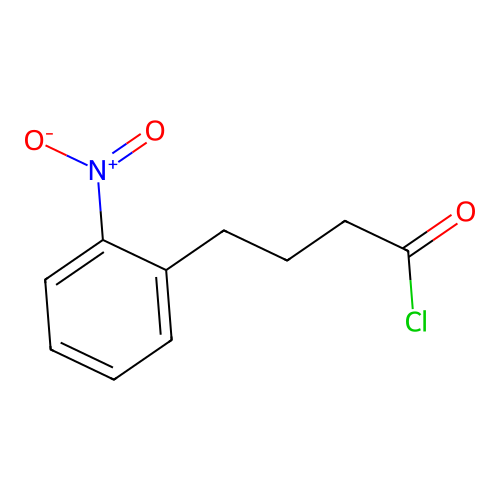 4-(2-Nitrophenyl)butanoyl chloride structure