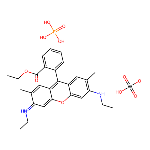 RHODAMINE 6G structure