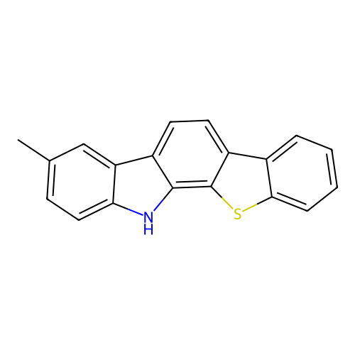 3-methyl-12H-[1]benzothieno[2,3-a]carbazole structure