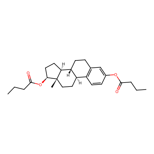 二丁酸雌二醇 structure