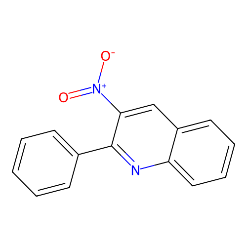 3-Nitro-2-phenylquinoline structure