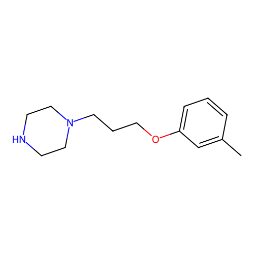 1-(3-m-Tolyloxy-propyl)-piperazine structure