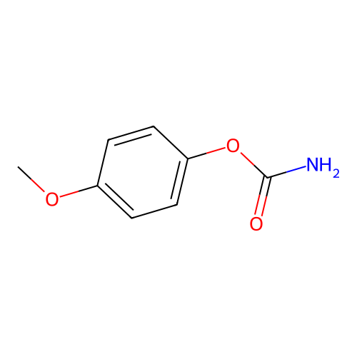 Carbamic acid 4-methoxyphenyl ester structure