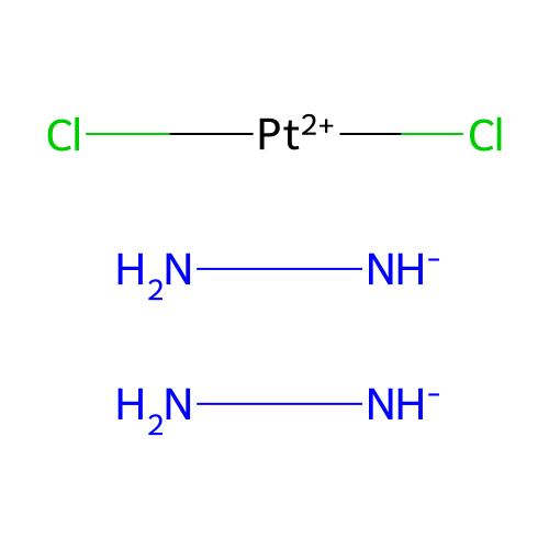 Aminoazanide;dichloroplatinum(2+) structure